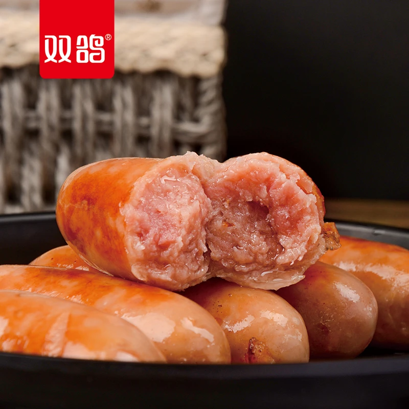 【单支大克重】双鸽火山石烤肠原味黑椒味大肉块地道烤肠肉源可溯肠