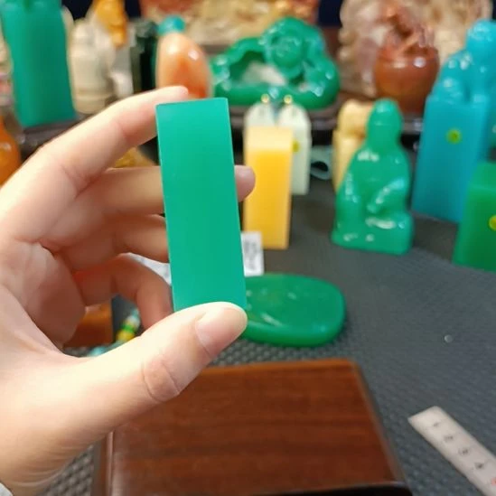 印石寿山石雅安绿闲章