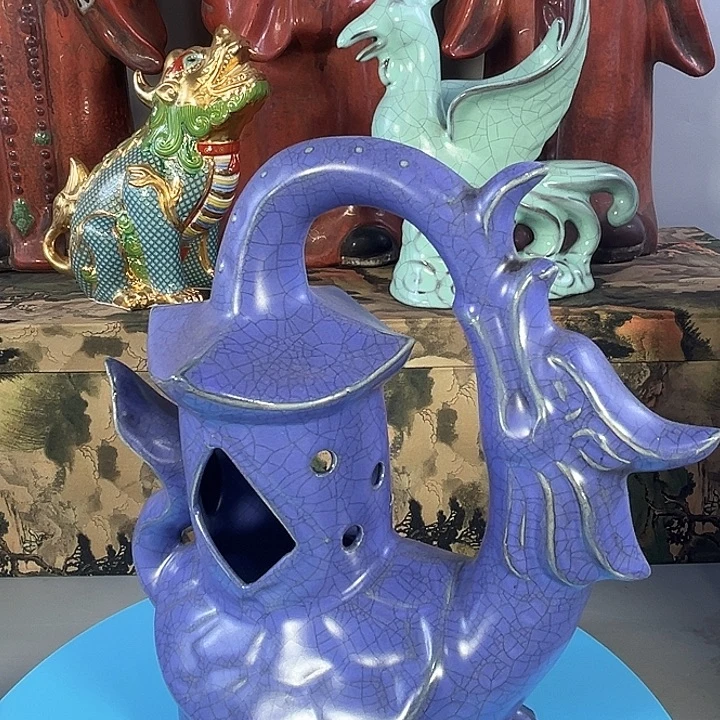 瓶汝窑灯台摆件摆件