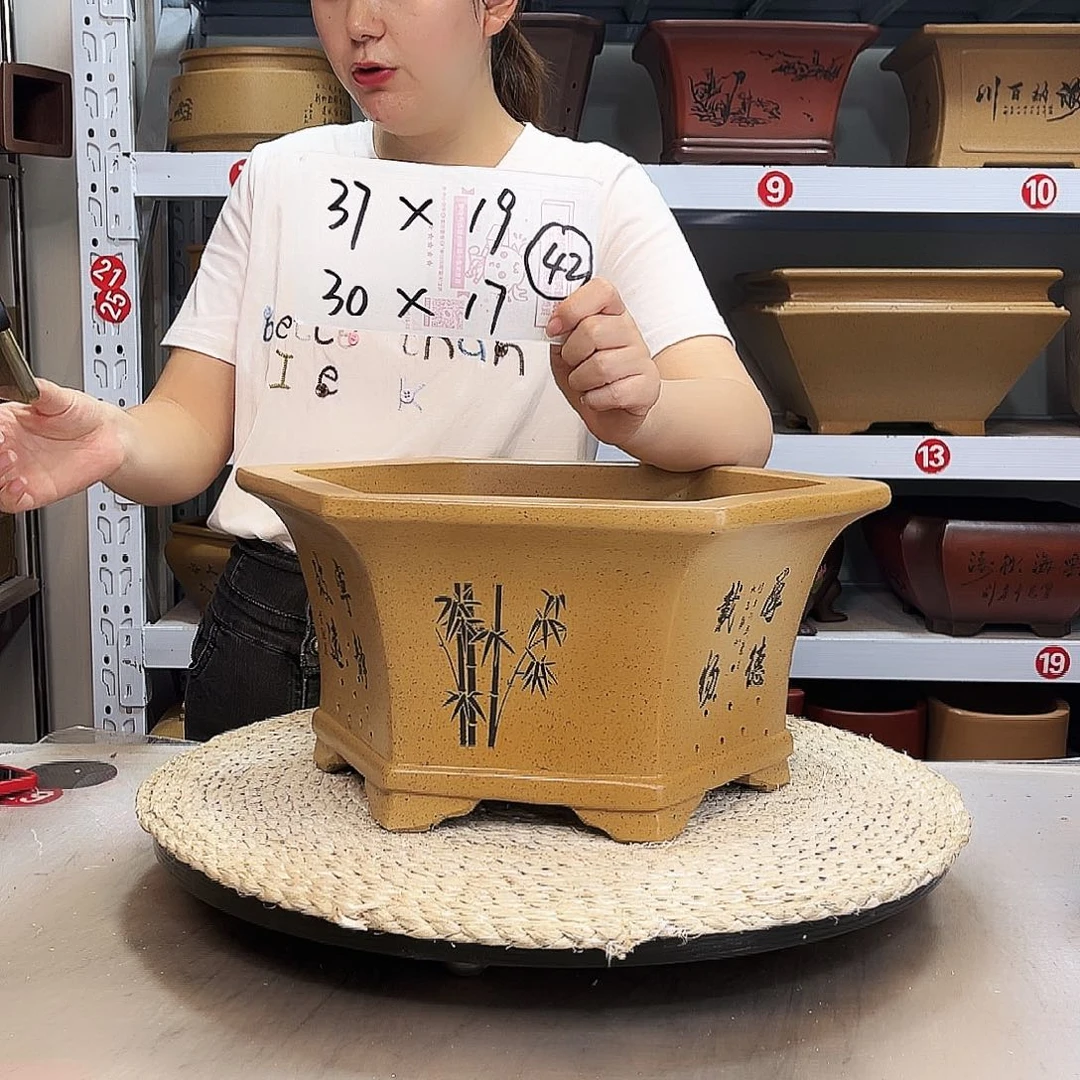 紫砂花盆紫砂花盆