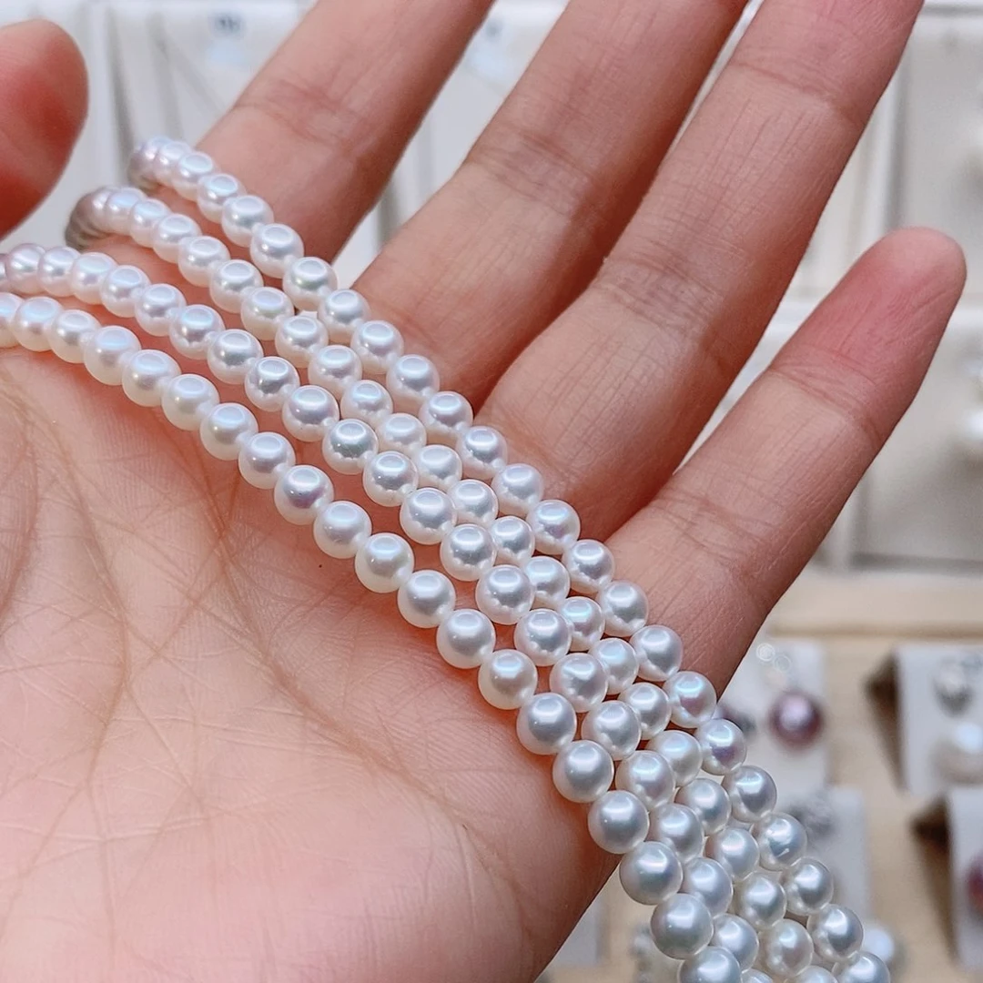 颈饰银S925镶嵌淡水珍珠稳***佳