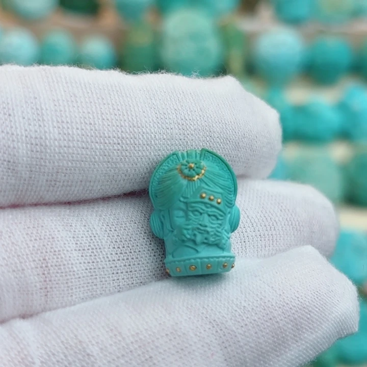 未镶嵌绿松石珠宝奇石