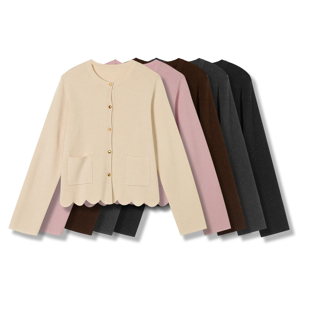 【定制款】25新款高颜值百搭显瘦条纹控圆领针织衫NOF551-SZ8166