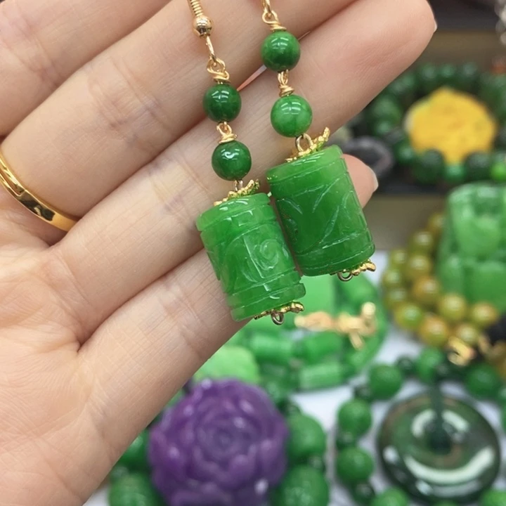 查罗石合金手绳耳饰20