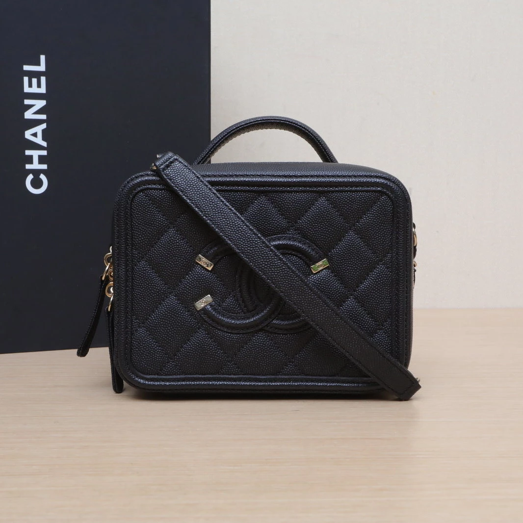 95新 Chanel/香奈儿 【娇】Vanity Case 相机包 400145