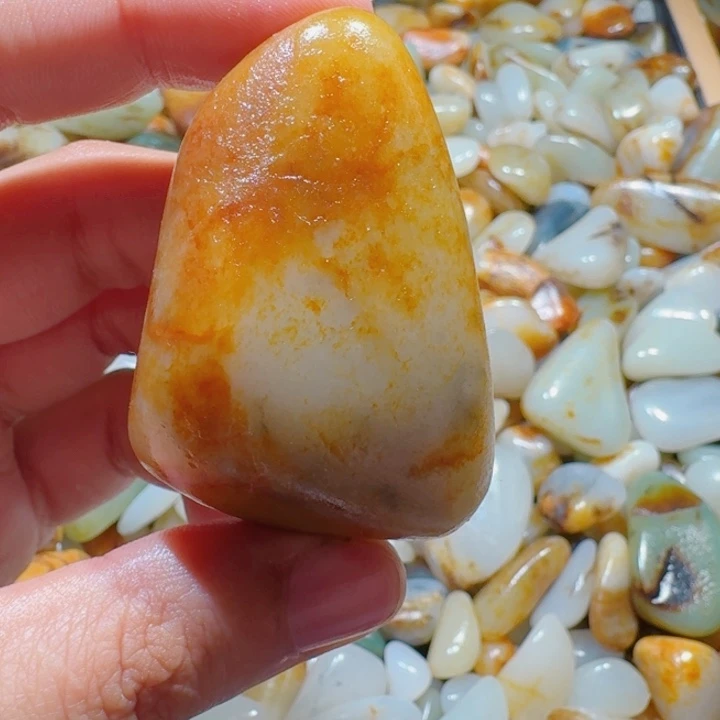 和田玉未镶嵌挂件69克