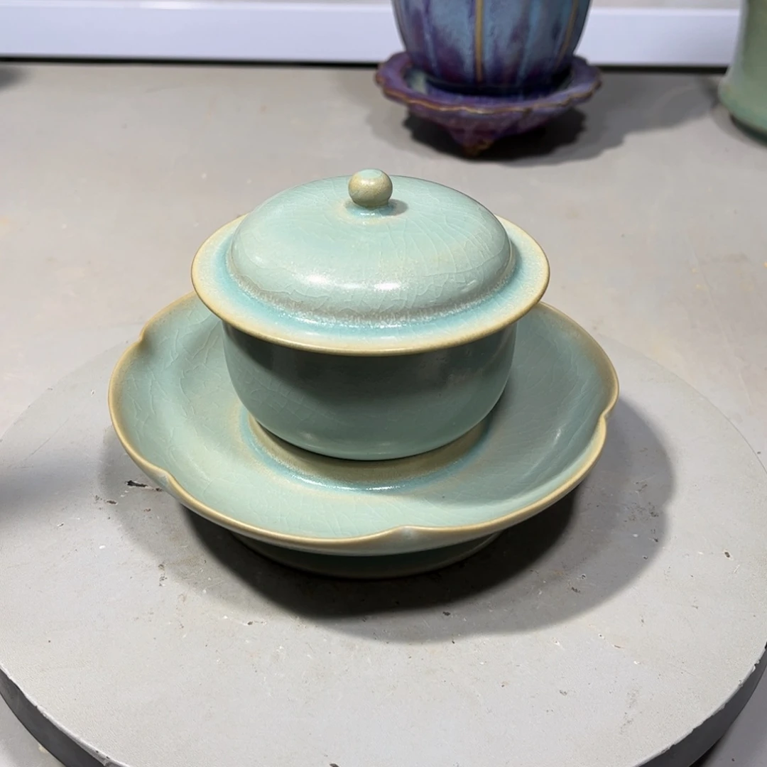 瓶汝窑瓷器品相完美