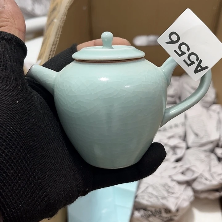 瓷片茶摆件工艺品摆件666