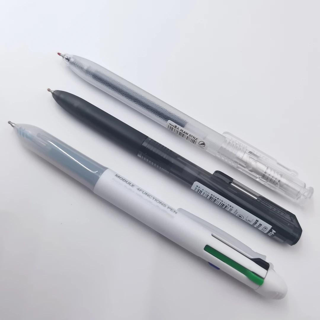 3081【3支慕乐品牌笔】大容量中性笔0.5黑刷题笔