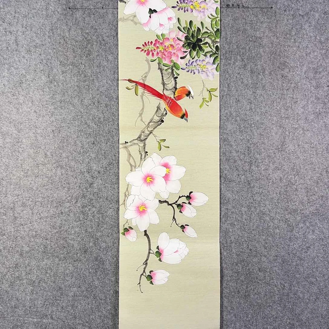 国画783 花鸟在此鸣叫时还要