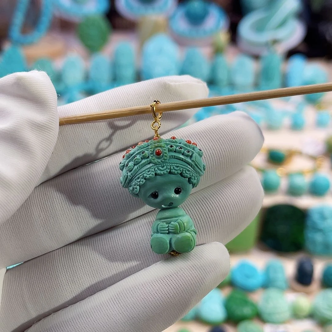 绿松石珠宝奇石未镶嵌