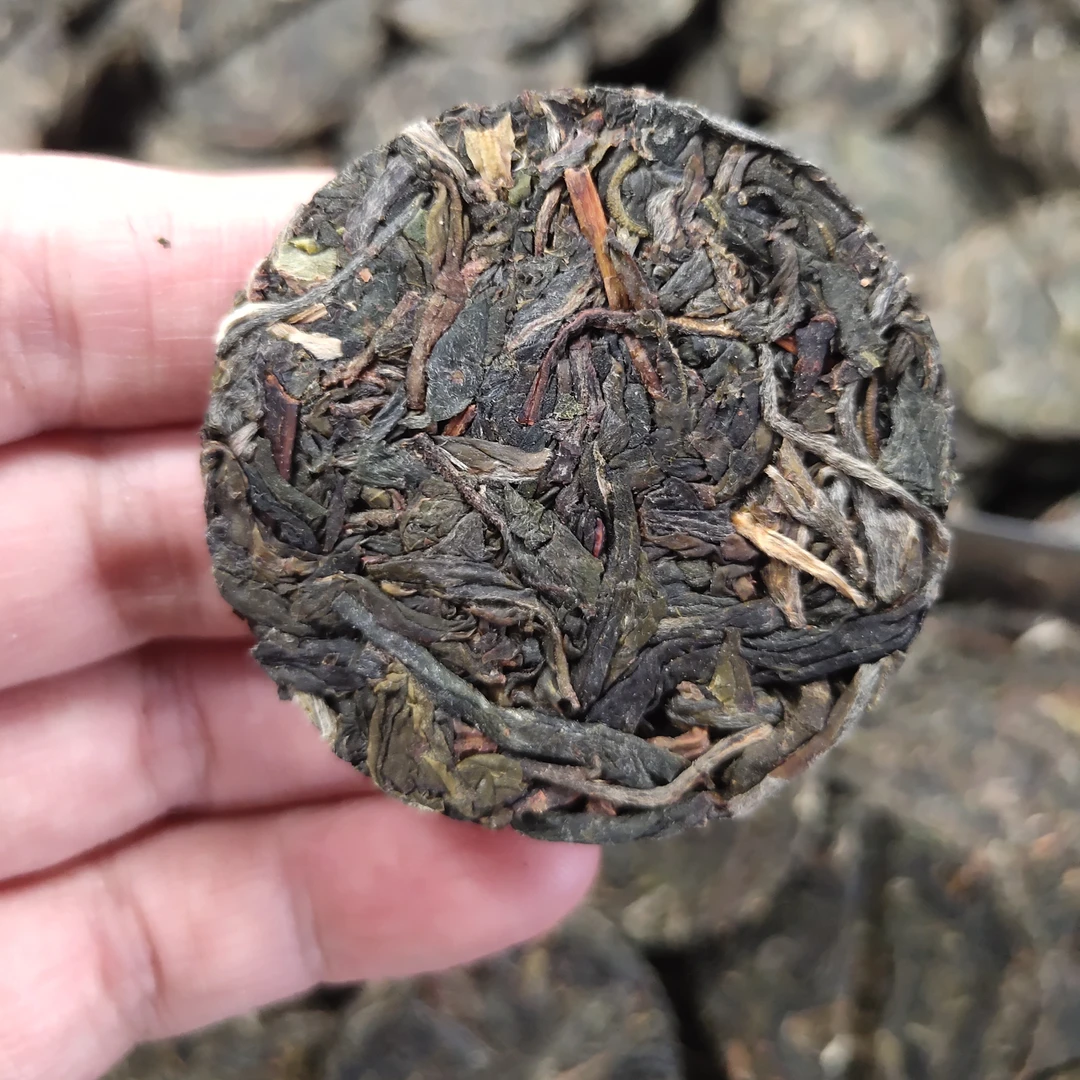 昔归2025生茶竹叶笋壳小饼 云南普洱生茶耐存放自然包装