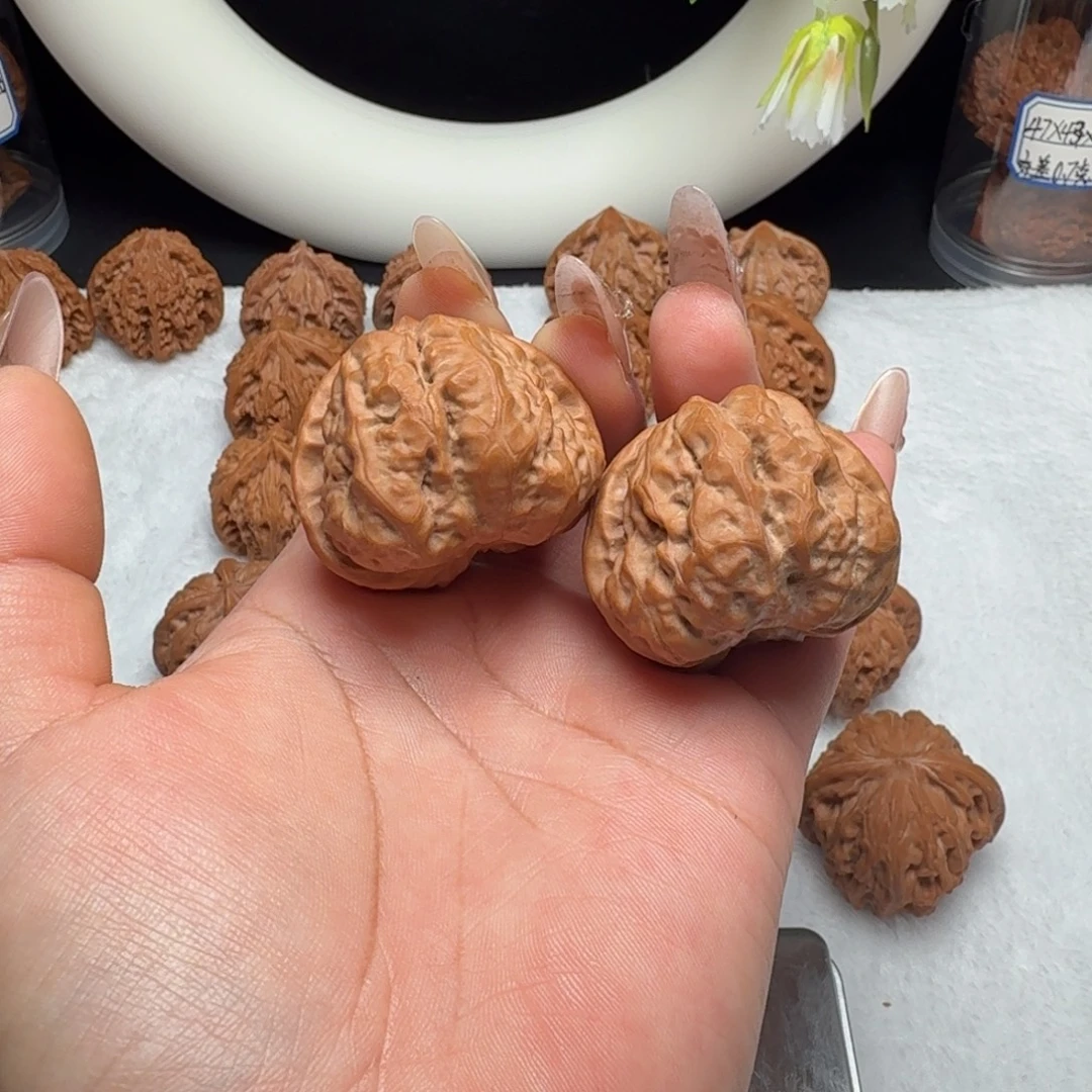 把件文玩核桃全品蛤蟆头边39肚41高33