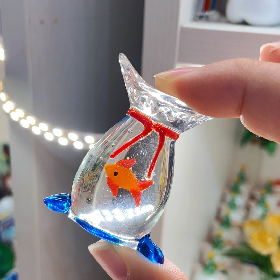 琉璃手工艺品福袋鱼