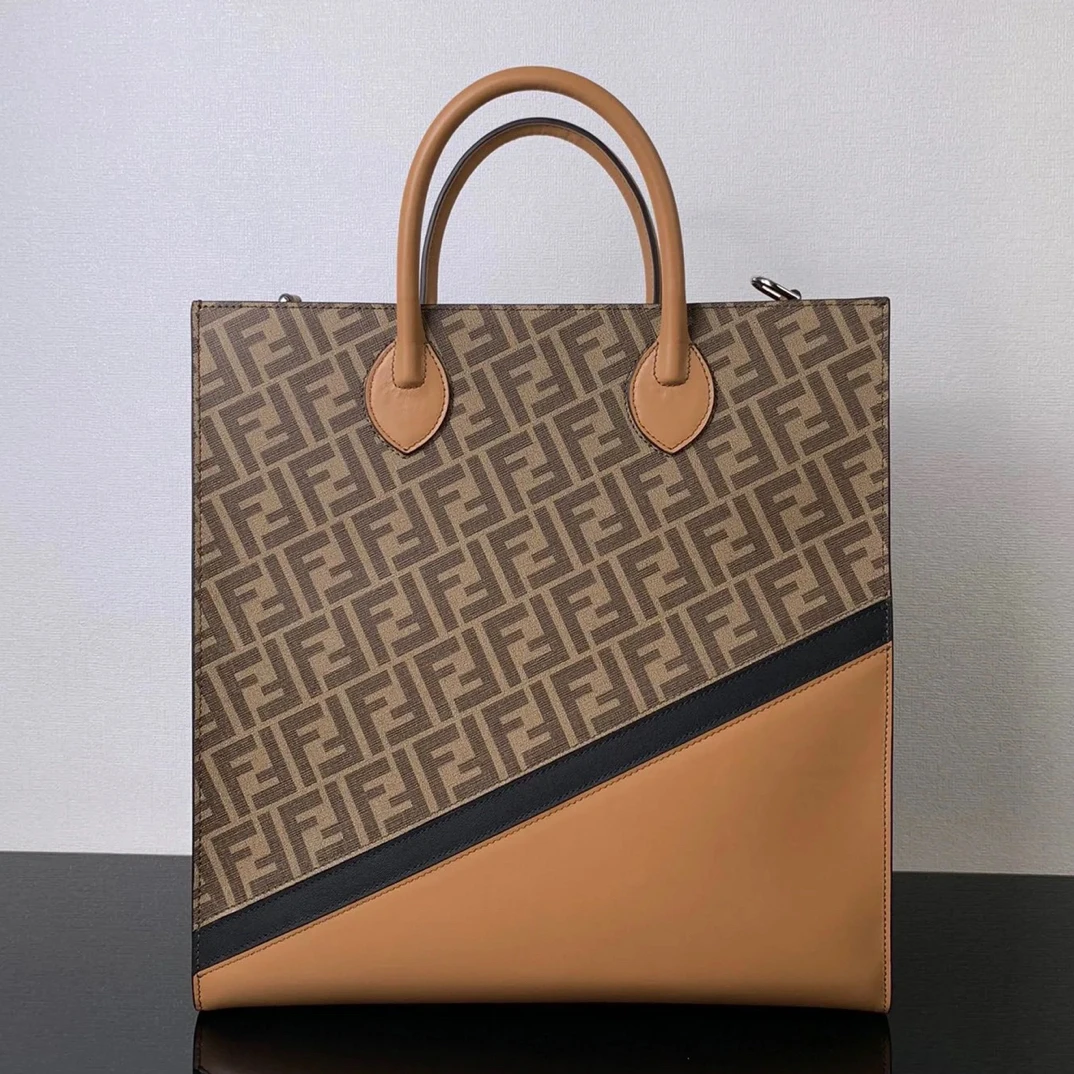 95新 FENDI/芬迪 老花手提包/6791