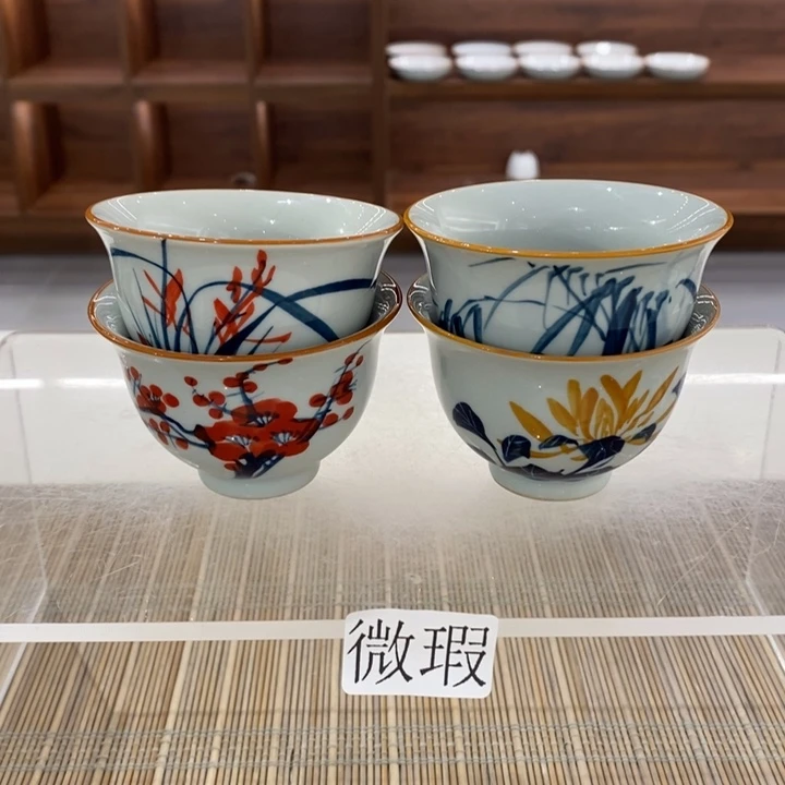 釉下老陶泥手工绘制