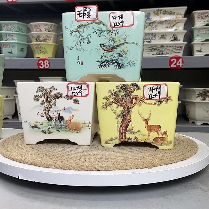 紫砂宜兴紫砂花盆