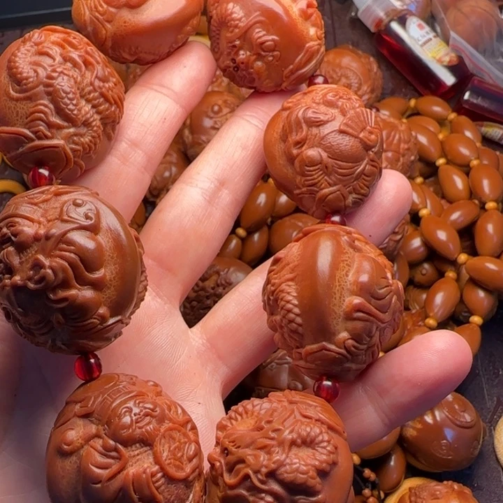 橄榄核手串/手链九龙大财神