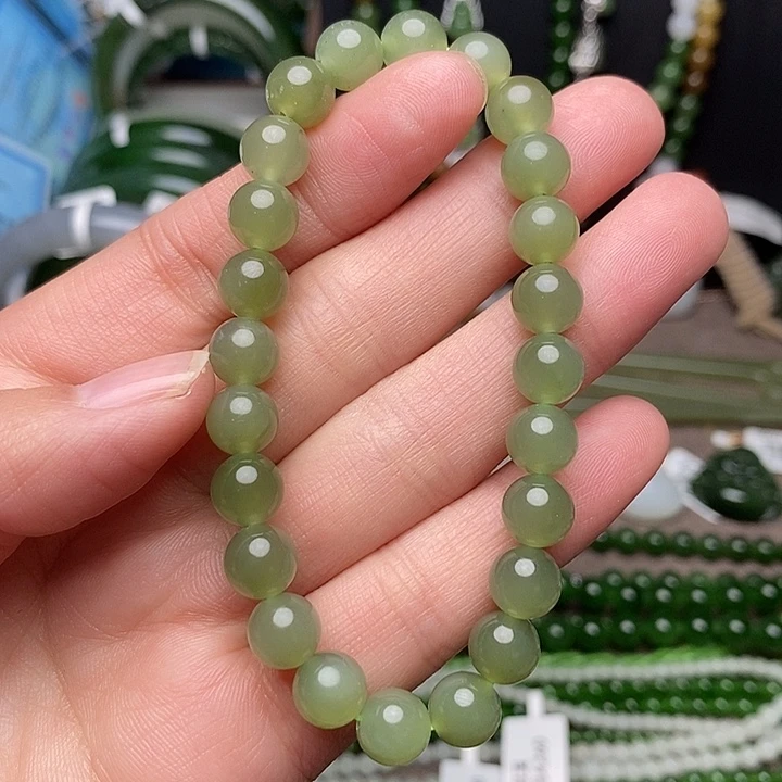 和田玉未镶嵌手链