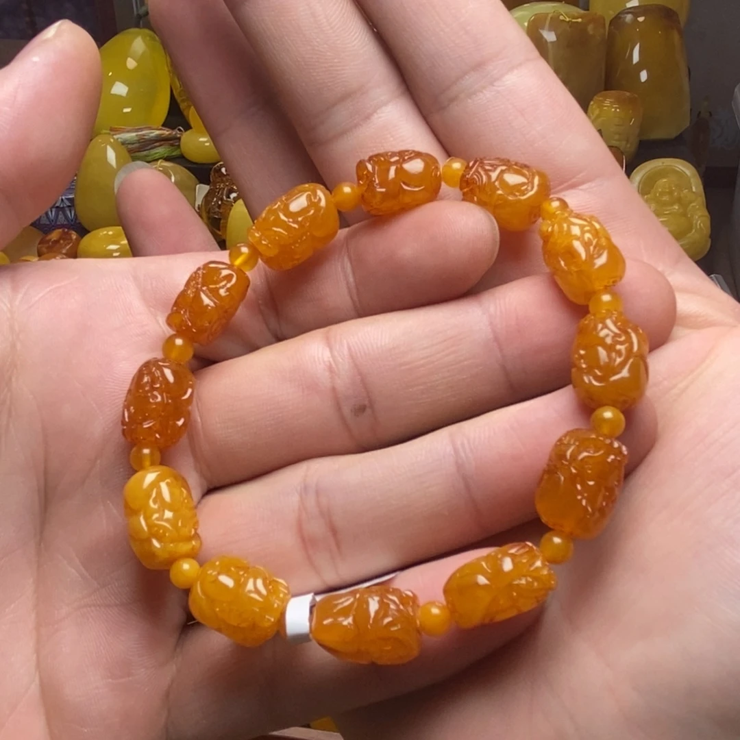 琥珀未镶嵌裸石蜜蜡