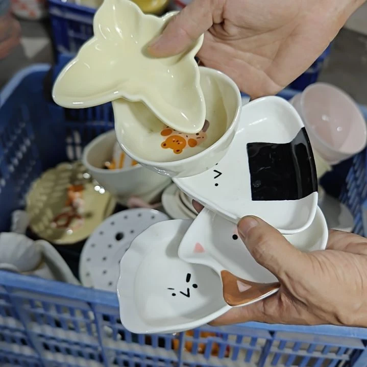 杯陶瓷杯碗盘微瑕介意慎拍