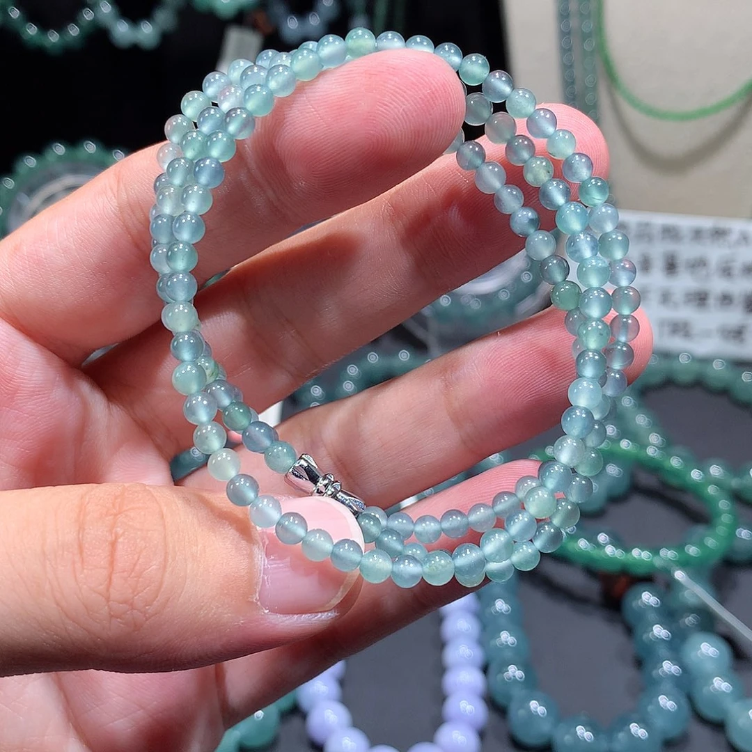 未镶嵌手串翡翠天然a货翡翠项链4