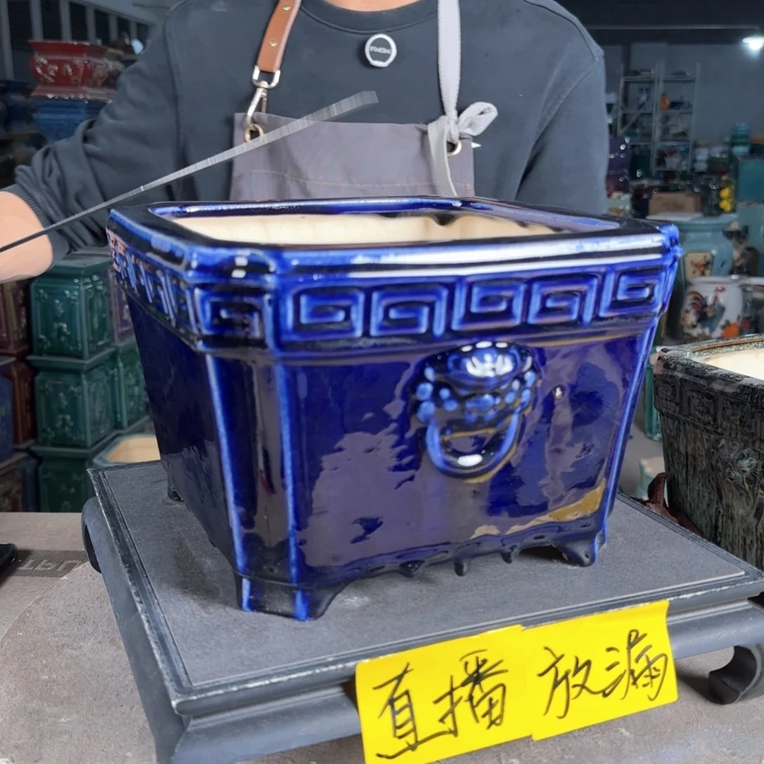 一风堂石湾花盆。微瑕