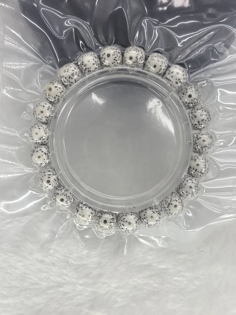 11*10精品原白高瓷细星 骨瓷白细星 月留白
