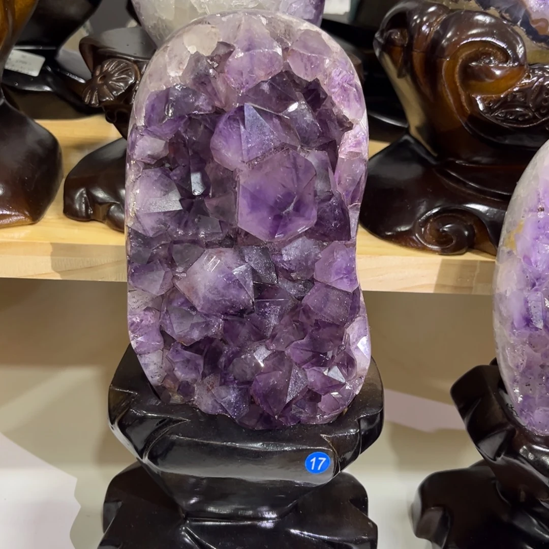 紫晶摆件未镶嵌水晶