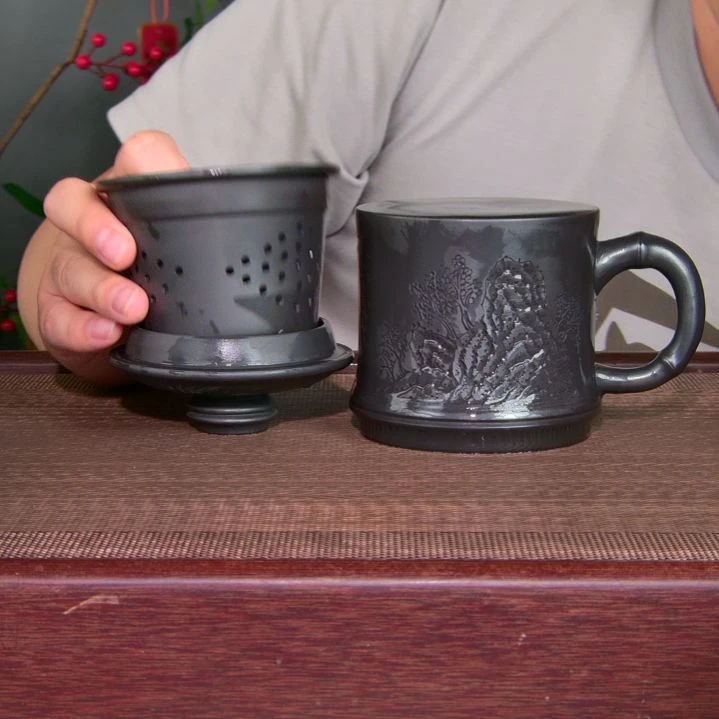 茶杯紫砂高货放漏