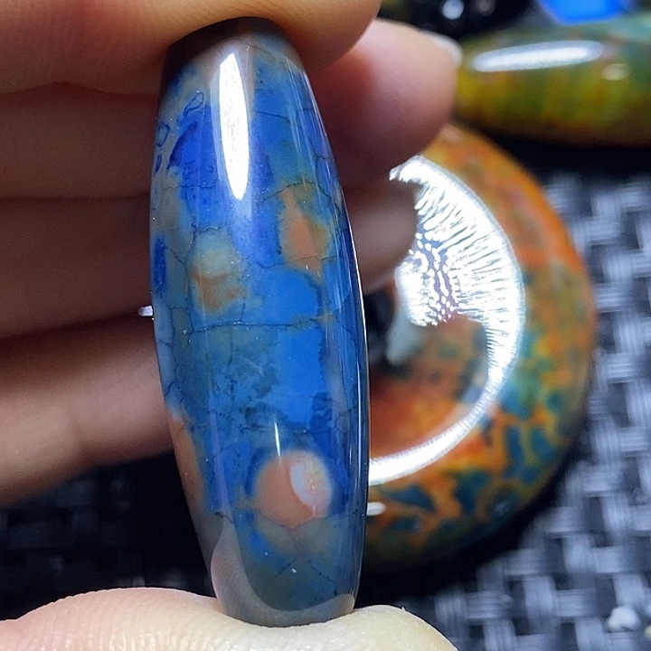 抖***缘玛瑙/玉髓未镶嵌颈饰
