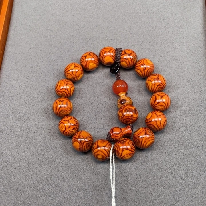 y***3手串/手链黄花梨/降香黄檀海南黄花梨双面京剧脸谱15