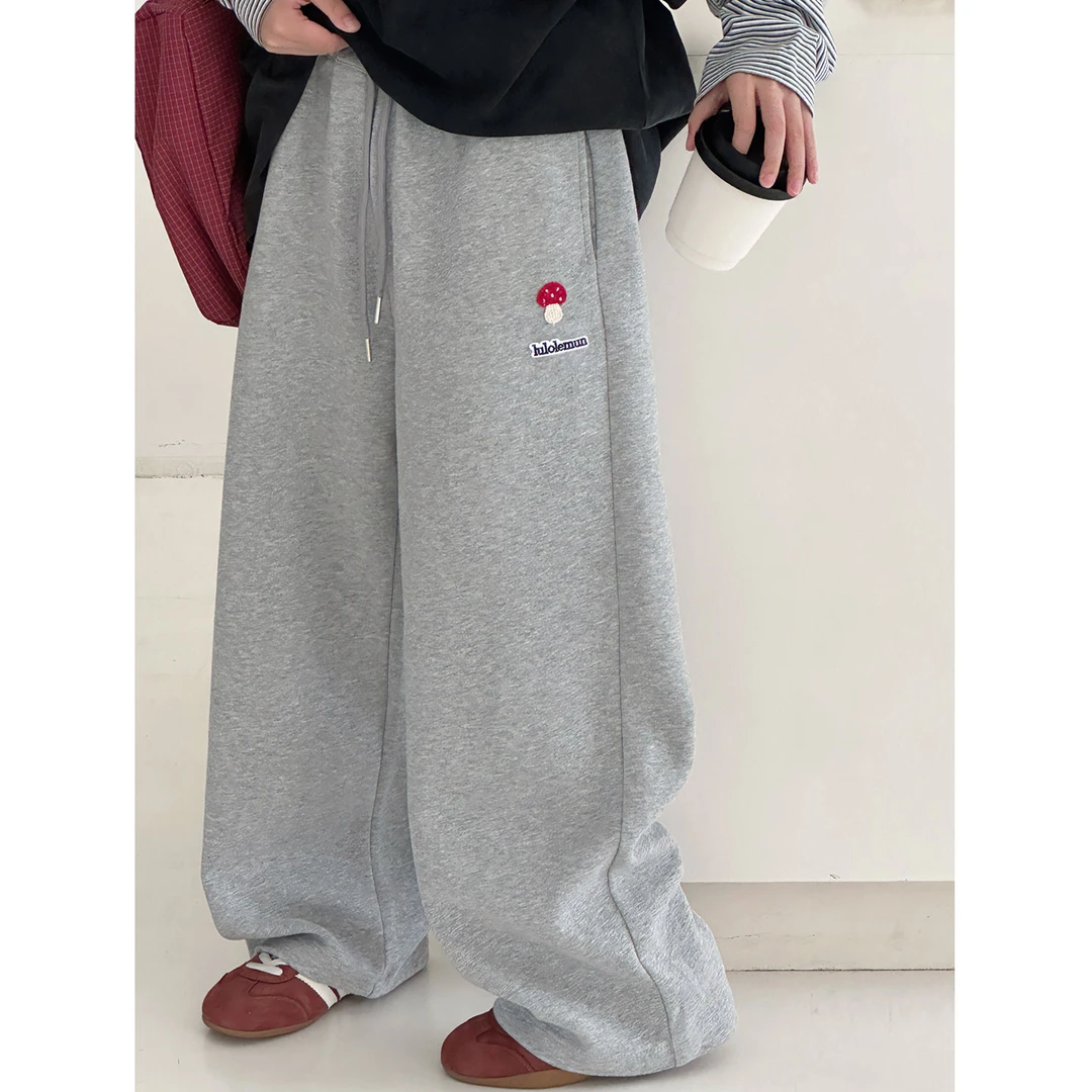 K29883孙小美韩系女童运动休闲裤2025秋装新款儿童宽松裤子直筒裤