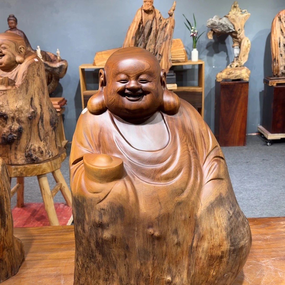 C****香樟木香樟木元宝弥勒