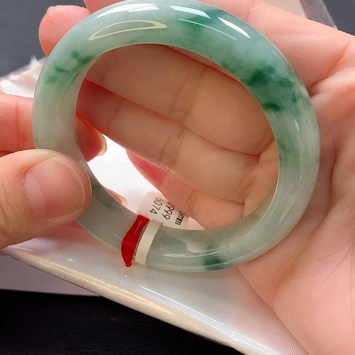 翡翠未镶嵌手镯手镯55