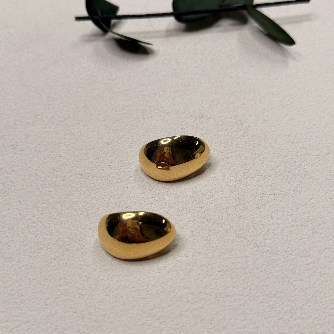 铜合金耳饰 【六六中古】孤品气质小众耳夹ap7058