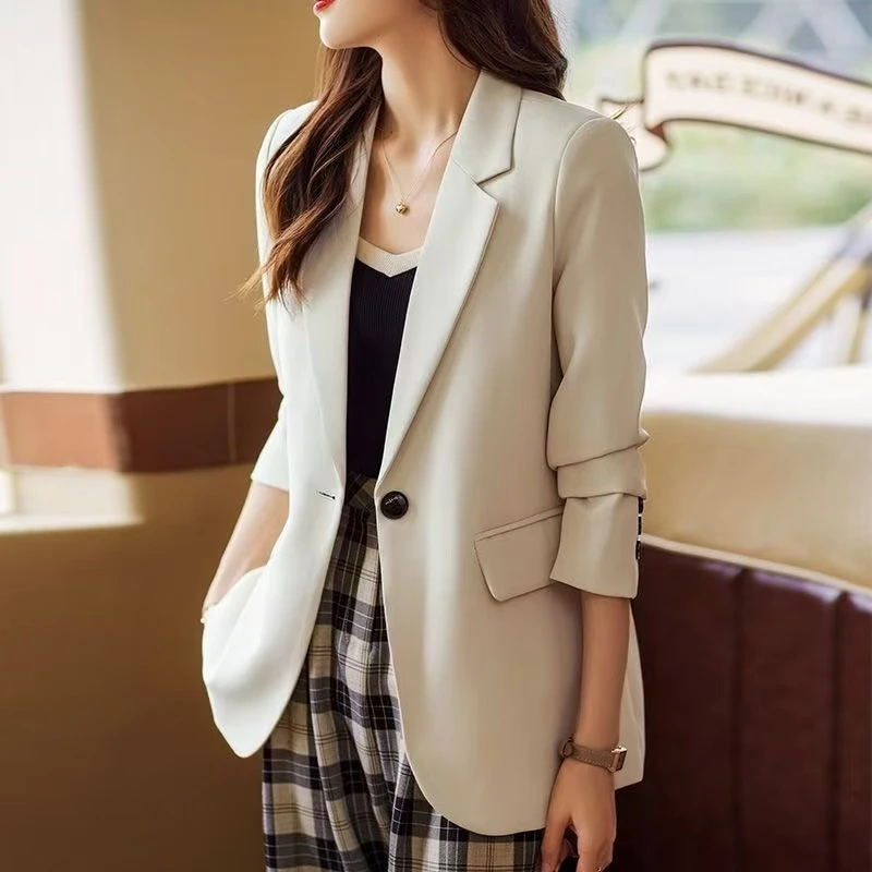 【偏远专属】2025新款西装外套女秋冬休闲韩版宽松女装西服流行上衣