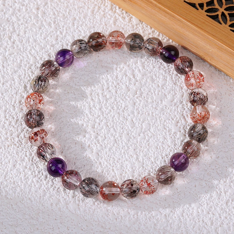 【权能】仙女超七手串 （天然珠宝多样性发其一）