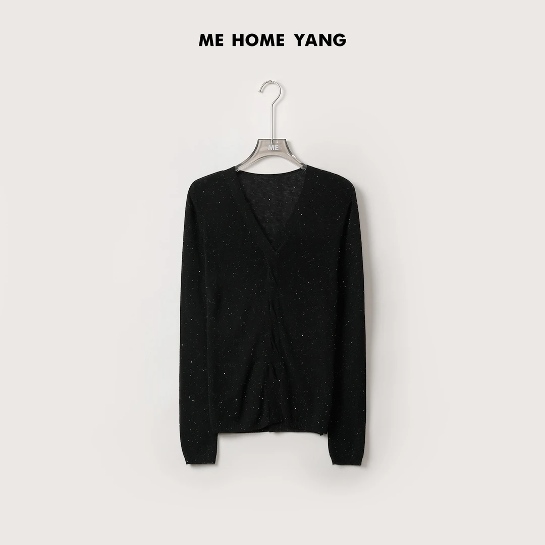ME【星空灯绞花打底】100绵羊毛水溶工艺显瘦保暖针织毛衣MEQA5144