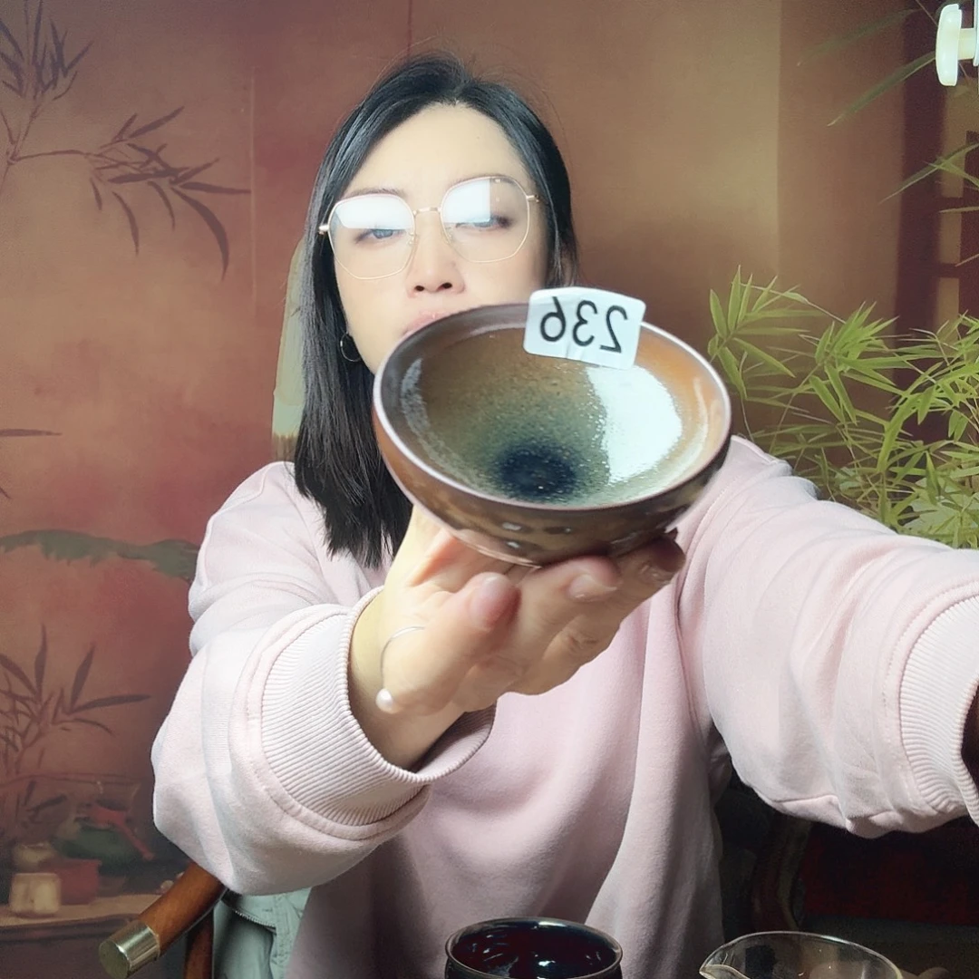 ****凉茶盏236柴烧手工主人杯