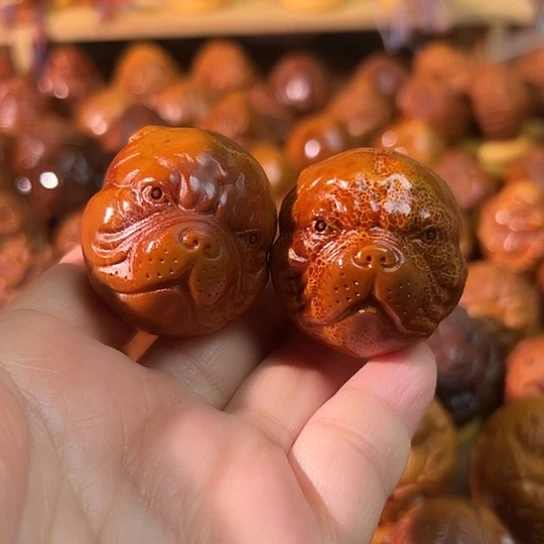 橄榄核手串/手链汪汪来财一对