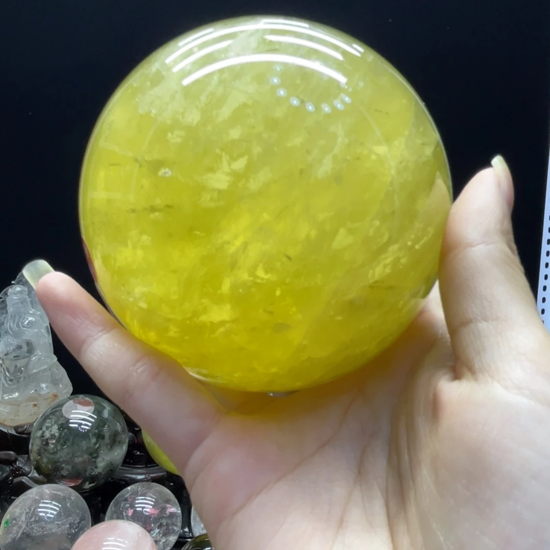 未镶嵌珠宝半成品水晶hh黄水晶c1843