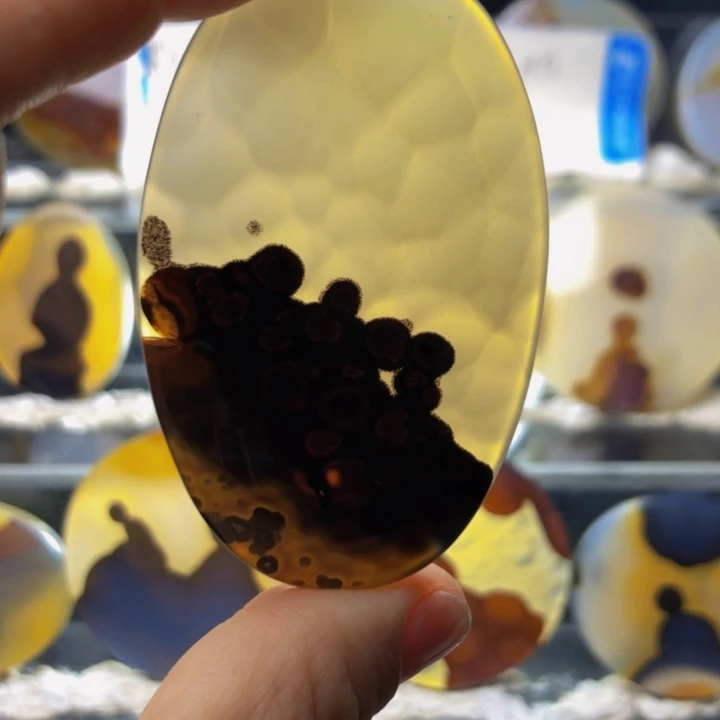 合金玛瑙/玉髓珠宝奇石106有瑕