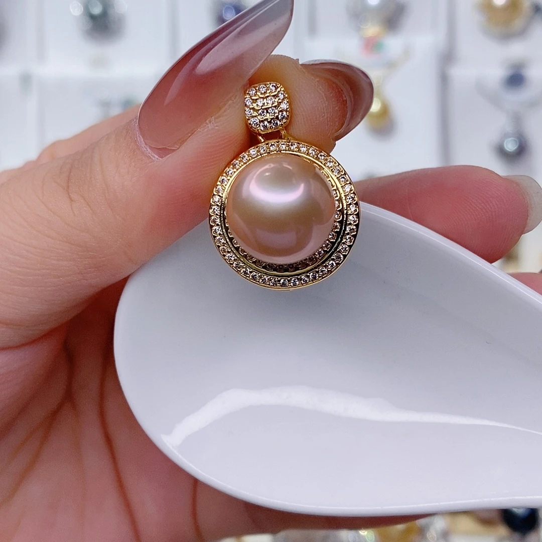 淡水珍珠未镶嵌吊坠(赠链)