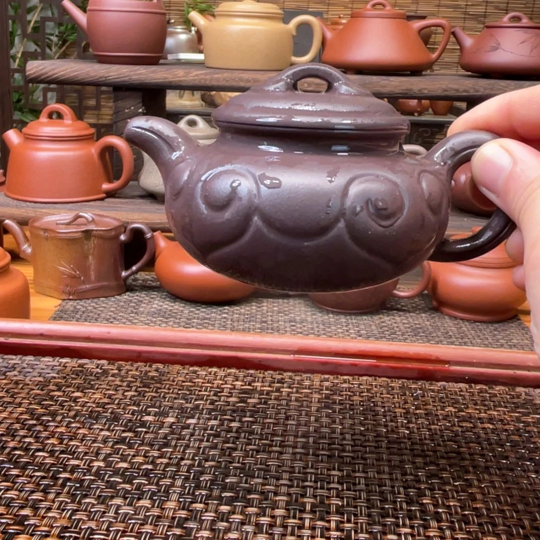 茶壶紫砂宜兴原矿紫砂手工制160