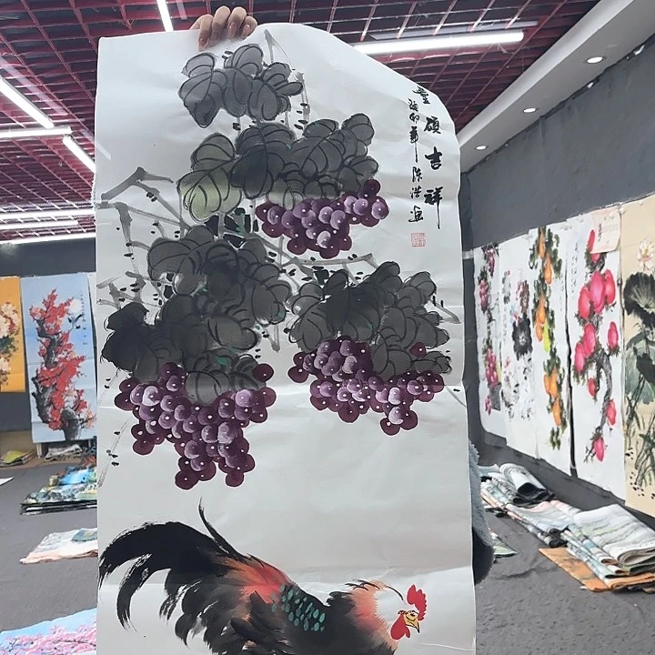国画无毛和被绒毛或被