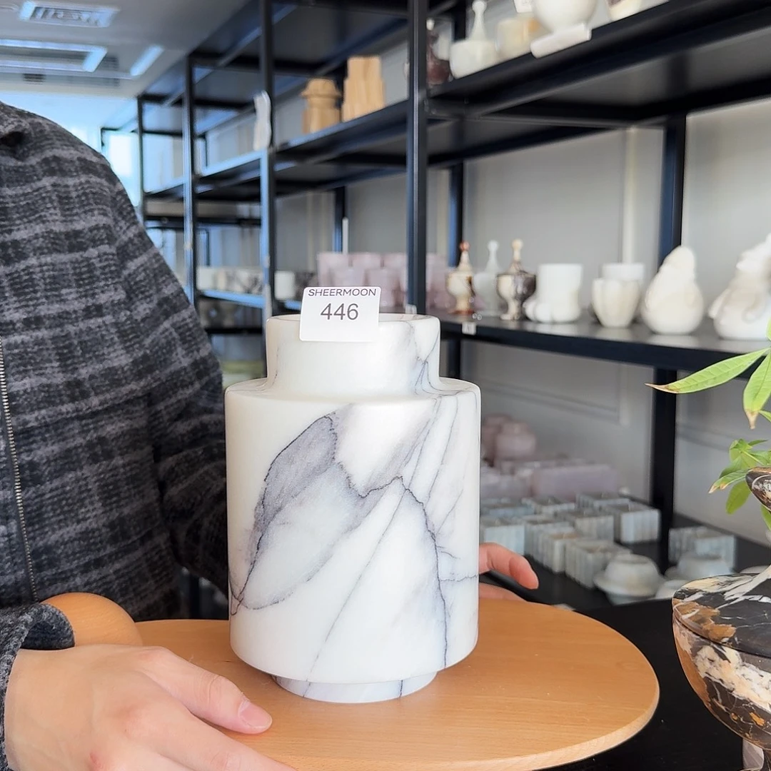 大理石446香雪梅大花瓶