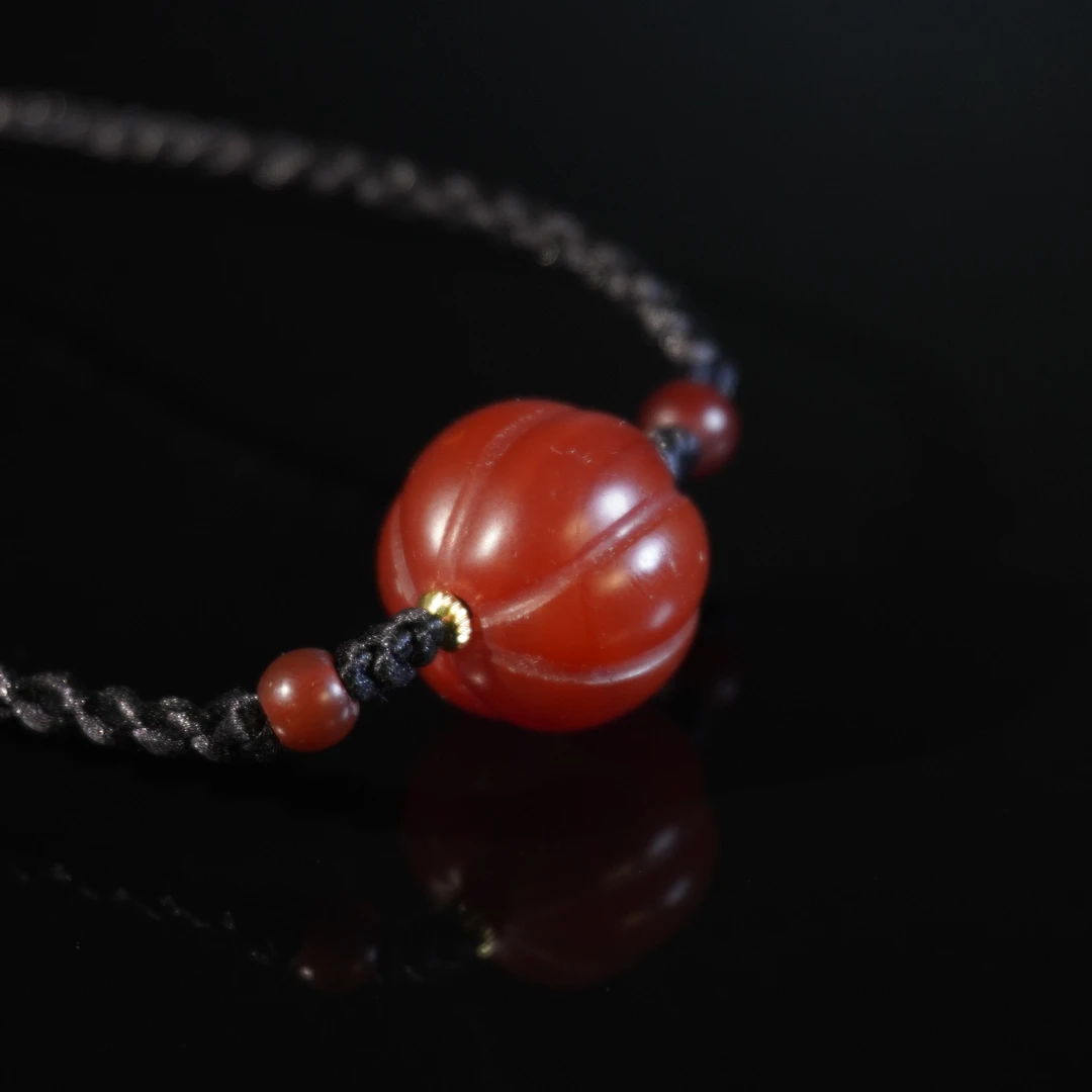 民国玛瑙珠/HY555578/金玉良缘/槐荫山房