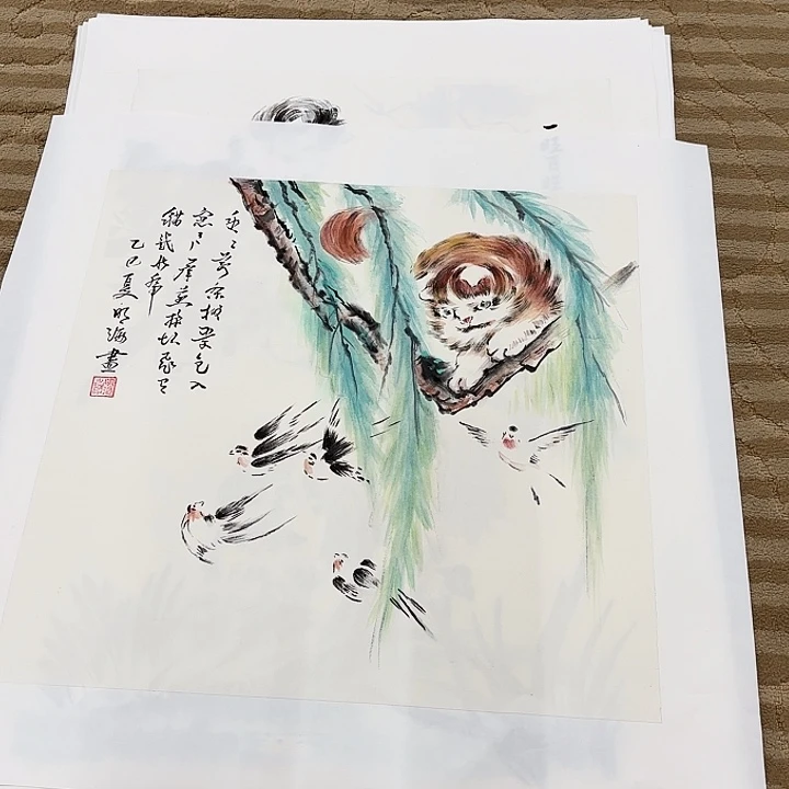 国画花鸟等多种鸟类的栖息地和