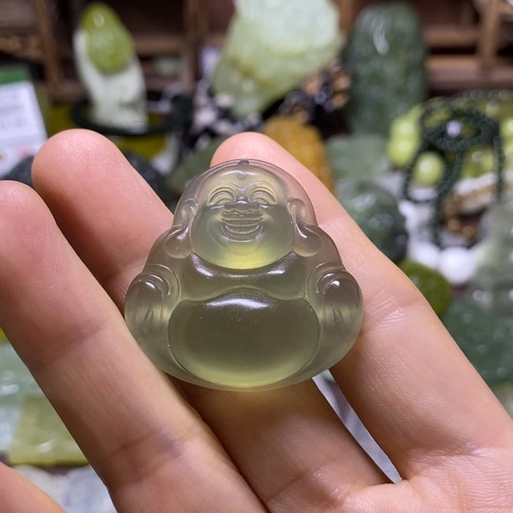 岫玉未镶嵌岫玉颈饰